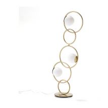 Lampadaire 45x27x126 Verre/Métal doré
