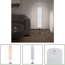 The Living Store Lampadaire avec support 121 cm Blanc E27 - Lampadaire Design - Lampadaire Blanc - Lampadaire Moderne - Lampadaire Intérieur