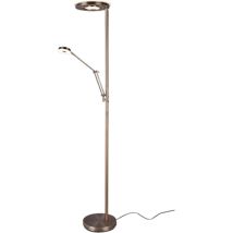 Lampadaire LED Moderne avec Lumière Spot de Lecture Dimmable Barrie Ottone Trio Lighting