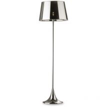 Lampadaire chromé d 500 x h 1740 mm