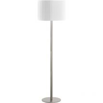 Lampadaire de salon oval E27 42W Nickel satin
