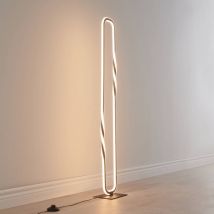 Kosilum - Lampadaire design rectangle noir led dimmable - Powell