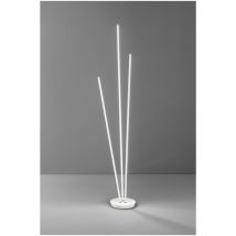 Lampadaire design twins led de Perenz en métal blanc