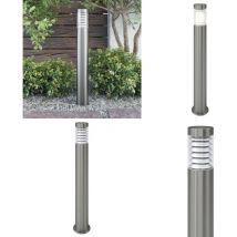 Lampadaire d'extérieur Acier inoxydable - Lampadaire Exterieur - Éclairage Extérieur - Luminaire Jardin - Lampadaires Inox - Lampe Patio - Home &