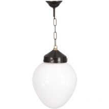 Wellhome - Plafonnier d'extérieur Noir, 25x25x50 cm avec structure abs - 'pitch' - Noir