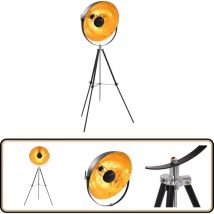 Lampadaire E27 Noir et doré 51 cm - Lampadaire - Lampadaire Design - Lampadaire Moderne - Lampadaire Noir Et Doré - Éclairage Intérieur