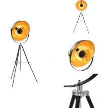 Lampadaire E27 Noir et doré 51 cm - Lampadaire - Lampadaire Design - Lampadaire Moderne - Lampadaire Noir Et Doré - Éclairage Intérieur