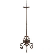Lampadaire en fer forgé fabriqué à la main L50XPR50XH185 cm