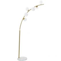 Mauro Ferretti - Lampadaire en métal 6 abat-jour Arc