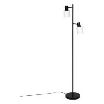 Lampadaire droit Taïs 143 cm métal noir Atmosphera