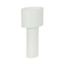 Atmosphera Créateur D'intérieur - Lampadaire en Tissu 'Eira' 115cm Blanc