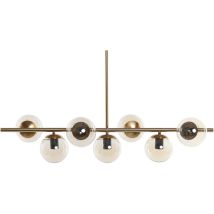Dkd Home Decor - Plafonnier dkd homedecor or métal cristal 96 x 30 x 130 cm