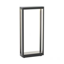 Zambelis - Lampadaire Extérieur led 8W IP65 Graphite Blanc chaud - 3000K