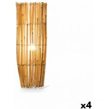 Lampadaire giftdecor hy8162d naturel 18,5 x 53 x 18,5 cm (4 pièces)