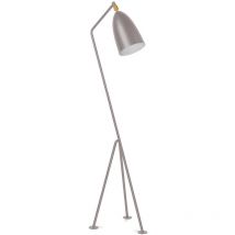Privatefloor - Lampadaire Hopper - Metal Gris - Acier, Metal - Gris