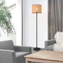 Lampadaire Helens 154 x 30 cm noir beige Lux.pro