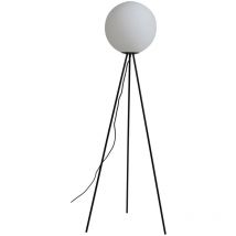 Lucande - Lampadaire 'Kestralia' en verre pour salon & salle à manger