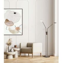 Fischer&honsel - Lampadaire lampadaire lampe d'appoint dimmable led cct lampe de salon 2 ampoules