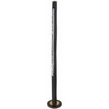 Lampadaire lampadaire led lampadaire cristaux salon bois dimmable, métal, 15W 980lm blanc chaud, DxH 23x151 cm