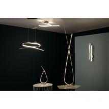 Eglo - Lampadaire led Symphonie 141 cm, blanc, 28 w