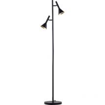 Lampadaire métal 2xGU10 Noir IP20