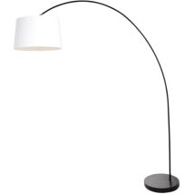 Mexlite - lampadaire Solva - noir - métal - 3903ZW - Noir