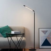 Kosilum - Lampadaire minimaliste led noir en aluminium - Picari