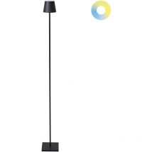 Beliani - Lampadaire Moderne en Fer pour l'Intérieur et l'Extérieur Noir Gavarresa