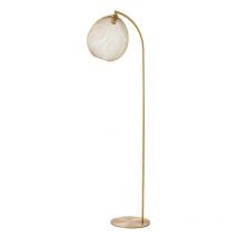 Light And Living - Lampadaire Moroc metal doré 160x31cm