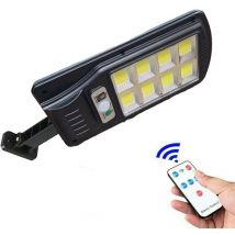 R&g - lampadaire panneau solaire photovoltaïque capteur 160 led cob