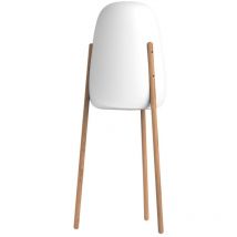 Rocket 145 cm de haut. Lampadaire sans fil pour l'intérieur et l'extérieur avec câble en jute. Lumière led chaude ou . Fabriqué en Espagne