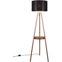 Trio - Lampadaire trois pieds design avec abat-jour tissu