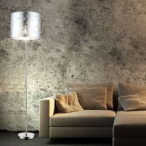 Etc-shop - Lampadaire uplighter argent lampadaire salon lampadaire lampadaire chambre, 1x E27, DxH 40x160 cm