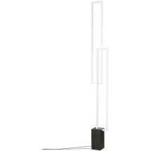 Lampadaire design, lampadaire moderne mural led 180 cm Blanc en Metal, mantra
