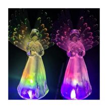 Lampadaires d'ange, lampadaires extérieurs colorés pour chemin d'ange