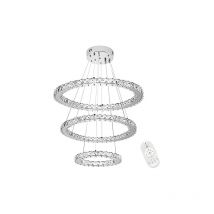 Naizy - Lampadario a led da 72 w Lampada a sospensione creativa Lampada da soffitto a sospensione per soggiorno Corridoio Camera da letto Tre anelli