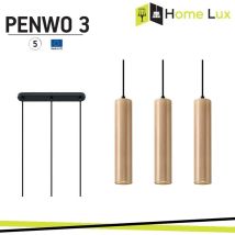 Lampadario A Sospensione Penwo3 3xgu10 In Legno