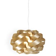 Sospensione Moderna 1 Luce Cloud D40 In Polilux Oro Made In Italy