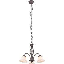 Lampadario da Interno E27 in Metallo Ruggine