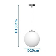 Lampadario a soffitto sospensione plafoniera E27 ferro vetro moderno vintage