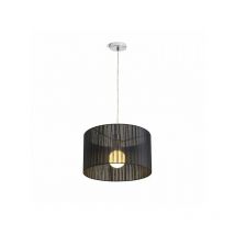 Lampadario glamour 35/20 a sospensione nero 230V E27 28W