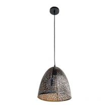 Lampadario in metallo 25X25X108 cm in colore nero
