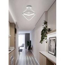 Lampadario led moderno 25 watt forma rombo plafoniera lampada da soffitto luce bianca fredda 6500K 2000Lm