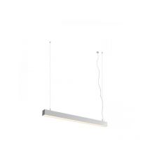 Lampadario led pesante 75 a sospensione alluminio anodizzato 230V led 40W 3000K