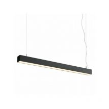 Lampadario led pesante 75 a sospensione nero 230V led 40W 3000K