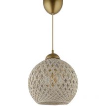 Lampadario moderno a Sospensione, Lampada a Sospensione a Soffitto - Argento, 22x22x54 cm