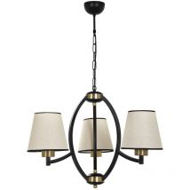 Lampadario moderno a Sospensione, Lampada a Sospensione a Soffitto - Beige, 60x60x80 cm