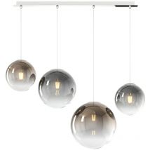 Top-light - Lustre moderne top light grande éclipse 1194 cr s4 rmix br fu e27 led plafonnier en verre sphère globe