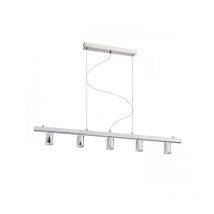 Rendl Light - Lampadario rallong v base a sospensione cromo 230V E27 5x42W