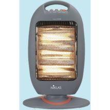 Lampade di ricambio alogene per stufe Baby – 400-800-1200 Watt – ABS grigio – 33x22xH53 cm – Niklas